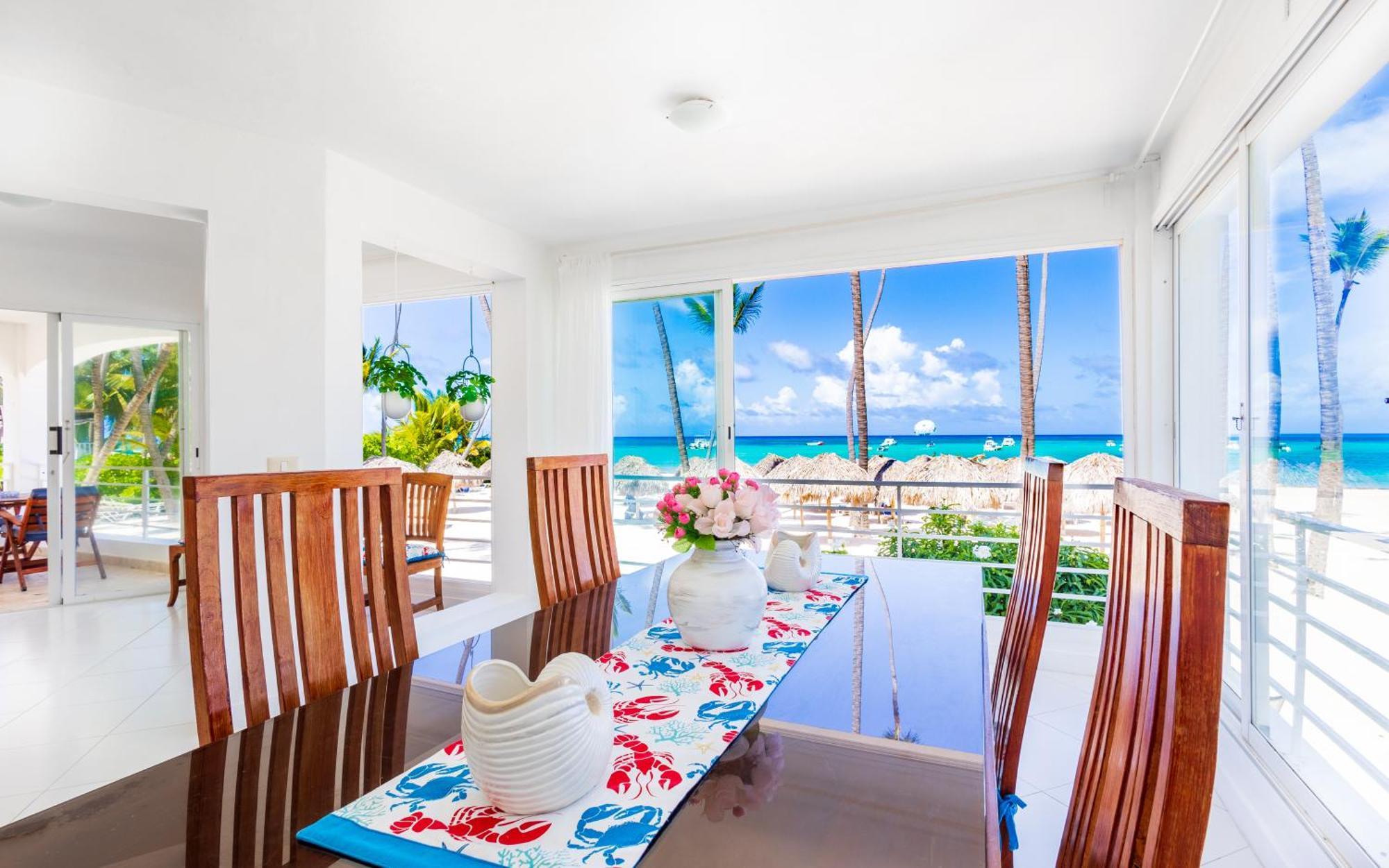 Prime Ocean View Punta Cana Apartments - 3-Bedroom Getaway With Private Terrace On Bavaro Beach Экстерьер фото
