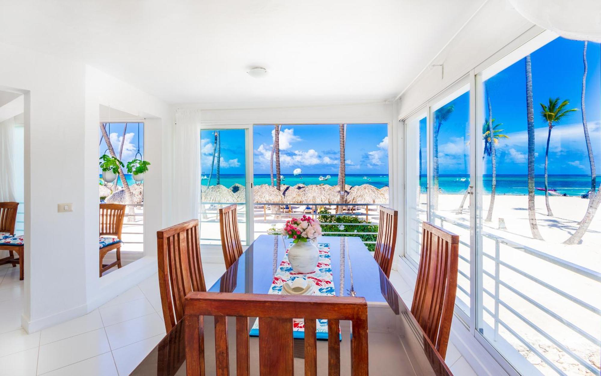 Prime Ocean View Punta Cana Apartments - 3-Bedroom Getaway With Private Terrace On Bavaro Beach Экстерьер фото