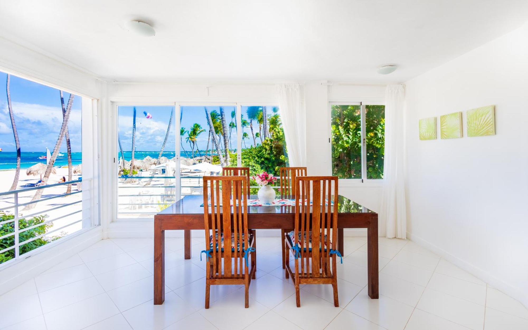 Prime Ocean View Punta Cana Apartments - 3-Bedroom Getaway With Private Terrace On Bavaro Beach Экстерьер фото