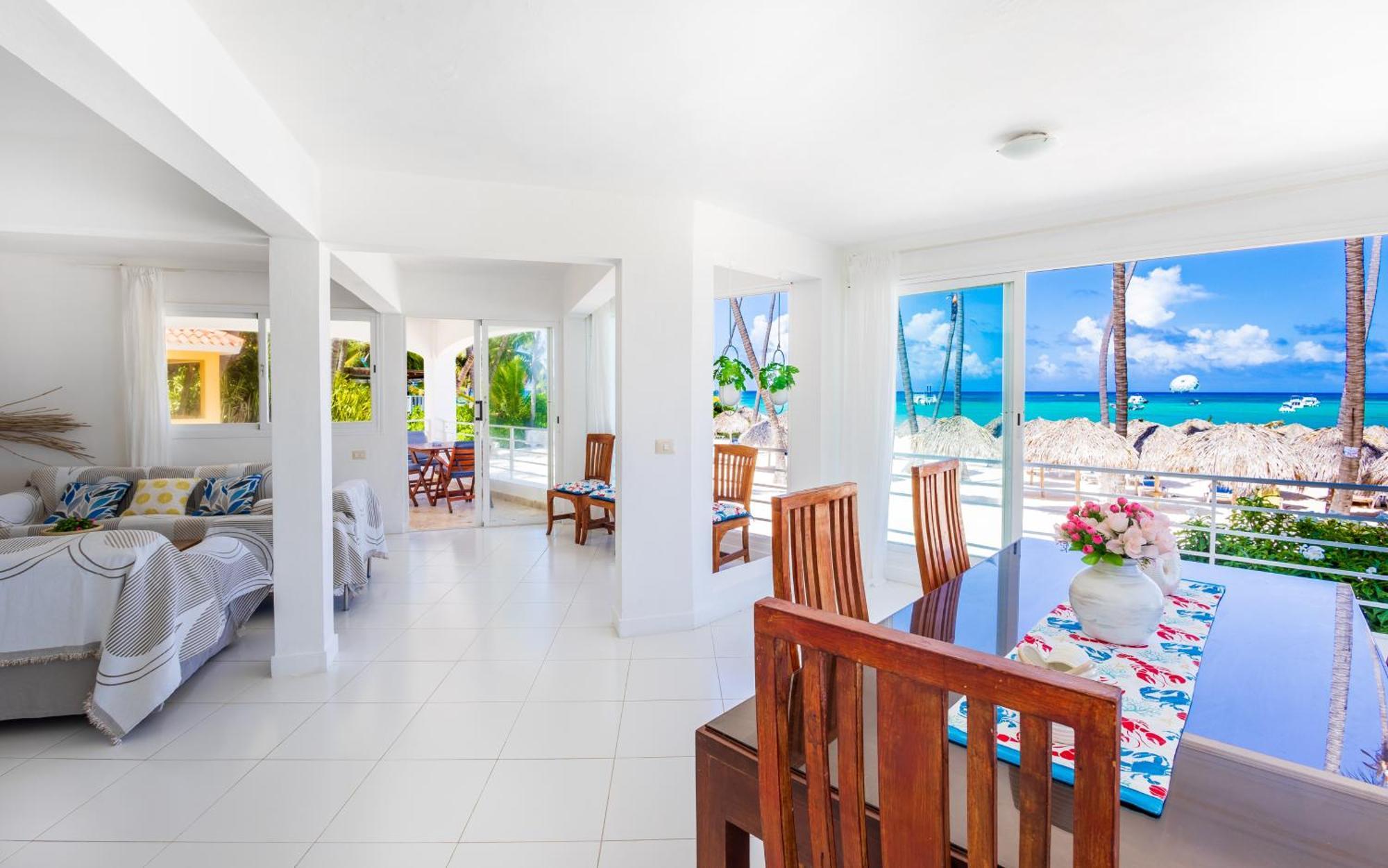 Prime Ocean View Punta Cana Apartments - 3-Bedroom Getaway With Private Terrace On Bavaro Beach Экстерьер фото