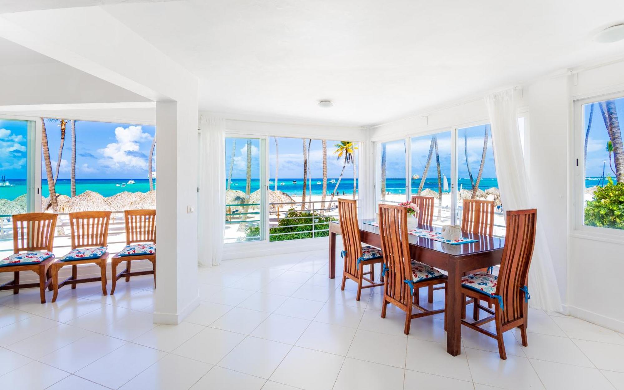 Prime Ocean View Punta Cana Apartments - 3-Bedroom Getaway With Private Terrace On Bavaro Beach Экстерьер фото